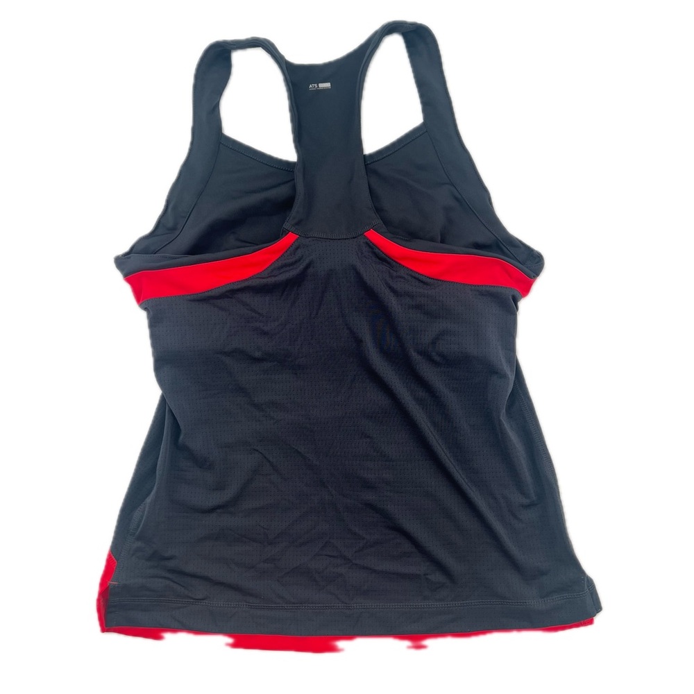 Adidas Thermo System Racer Back Workout Tank Top Coral Red/Graphite Size Large - Picture 15 of 16